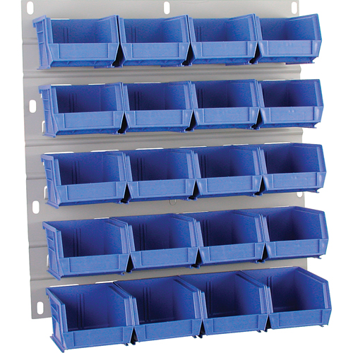 Panneau &agrave; suspendre, 20 bacs, 18" la x 1" p x 19" h Groupe Belzile Dickner