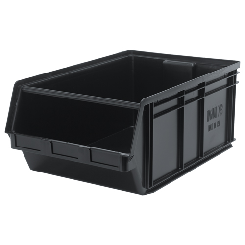 Bac MAGNUM, 11-7/8" ha x 18-3/8" la x 29" p, Capacit&eacute; de 150 lb, Noir Groupe Belzile Dickner