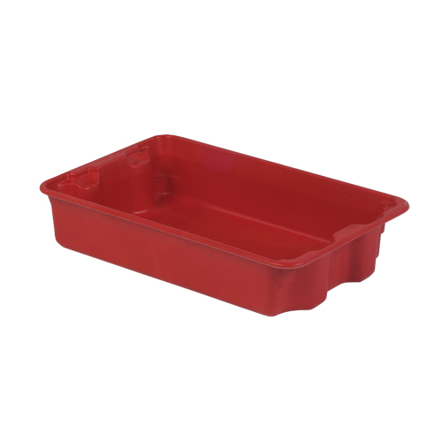 Contenants Stack-N-Nest de Plexton, 14,8" la x 24,3" p x 5,1" h, Rouge Groupe Belzile Dickner