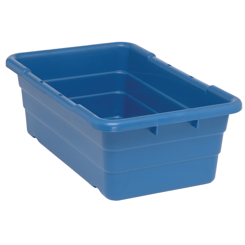 Cross Stack Bins, 16" W x 25.125" D x 8.5" H, Blue Groupe Belzile Dickner