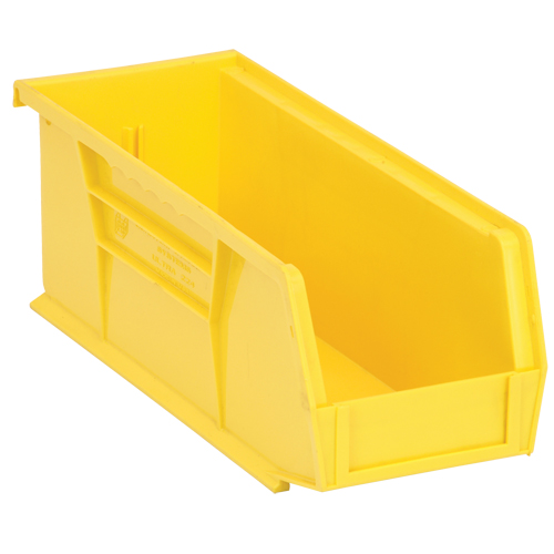Bacs ultra empilable & suspendable, 4-1/8" la, 4" h x 10-7/8" p, Jaune Groupe Belzile Dickner