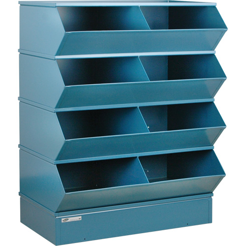 Syst&egrave;mes sectionnels &agrave; assembler, Cap. 5000 lb, 37" la x 24" p x 44" h, Bleu Groupe Belzile Dickner