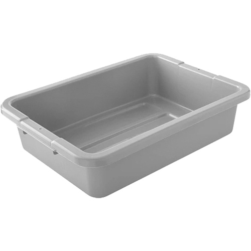 Boîtes utilitaires - Gris, 5" ha x 15" p x 20" lo, Plastique, Gris Groupe Belzile Dickner
