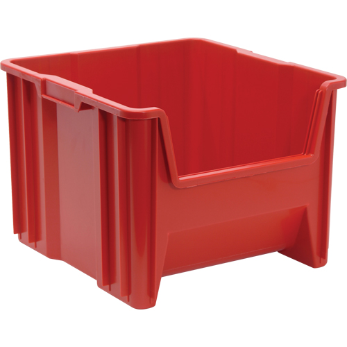 Contenants &agrave; empiler g&eacute;ants, 16,5" la x 17,5" p x 12,5" h, Rouge Groupe Belzile Dickner