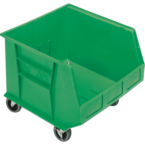 Bac mobile, 14" ha x 16-1/2" la x 18" p, Capacit&eacute; de 75 lb, Vert Groupe Belzile Dickner
