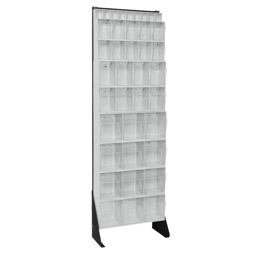 Tip-Out Bins Stand, 23-5/8" W x 8" D x 75" H, 36 Drawers Groupe Belzile Dickner