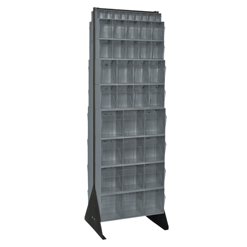 Tip-Out Bins Stand, 23-5/8" W x 16" D x 75" H, 72 Drawers Groupe Belzile Dickner