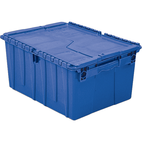 Contenants de distribution Flipak en plastique poly&eacute;thyl&egrave;ne (PE), 11,8" x 9,8" x 7,7", Bleu Groupe Belzile Dickner