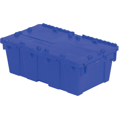 Contenants de distribution Flipak en plastique poly&eacute;thyl&egrave;ne (PE), 19,7" x 11,8" x 7,3", Bleu Groupe Belzile Dickner