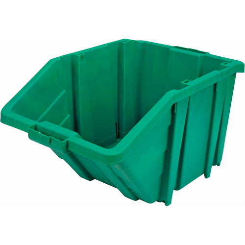 Jumbo Plastic Bin, 15-1/2" W x 13" H x 25" D, Green, 200 lbs. Capacity Groupe Belzile Dickner