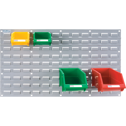 Panneau perfor&eacute; en m&eacute;tal pour bacs, 32 bacs, 36" la x 1/8" p x 19" h Groupe Belzile Dickner