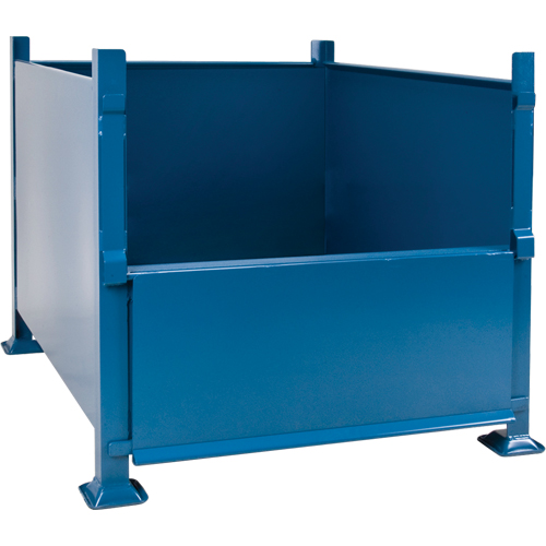Bulk Stacking Containers, 30" H x 40.5" W x 48.5" D, 3500 lbs. Capacity Groupe Belzile Dickner