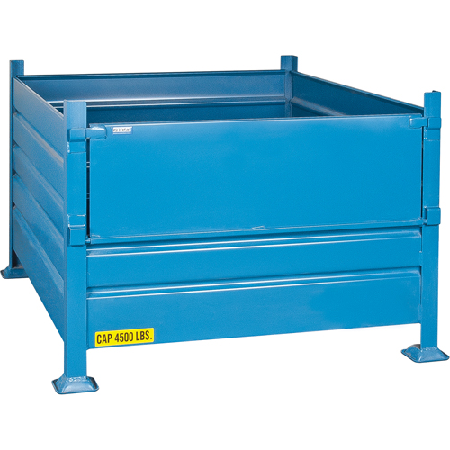 Bulk Stacking Containers, 30" H x 40.5" W x 48.5" D, 4500 lbs. Capacity Groupe Belzile Dickner