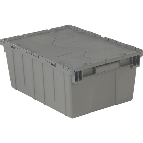 Contenants de distribution Flipak en plastique poly&eacute;thyl&egrave;ne (PE), 21,9" x 15,2" x 9,3", Gris Groupe Belzile Dickner