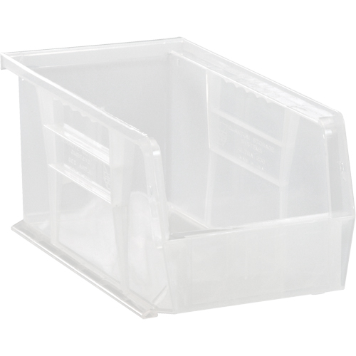 Bac transparent ultra empilable & suspendable, 5-1/2" la, 5" h x 10-7/8" p, Transparent Groupe Belzile Dickner