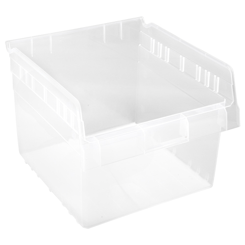Bacs pour &eacute;tag&egrave;re Store-Max, 11-1/8" la x 8" H x 11-5/8" p, Transparent, Capacit&eacute; 44 lb Groupe Belzile Dickner