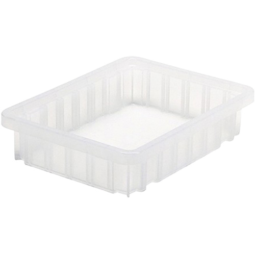 Contenant Divider Box, Plastique, 10,875" la x 8,25" p x 2,5" h, Transparent Groupe Belzile Dickner
