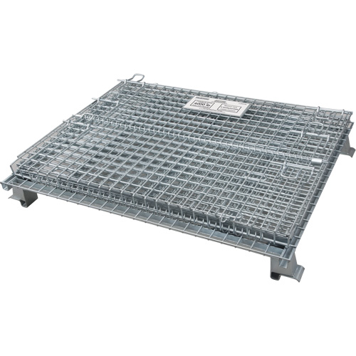 Conteneur repliable en m&eacute;tal grillag&eacute;, 40" la x 32" p x 34" h, Capacit&eacute; de 4000 lb Groupe Belzile Dickner
