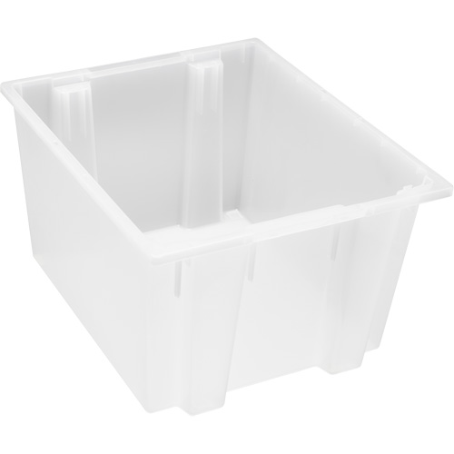 Contenant robuste Stack & Nest, 13" x 19,5" x 23,5", Transparent Groupe Belzile Dickner