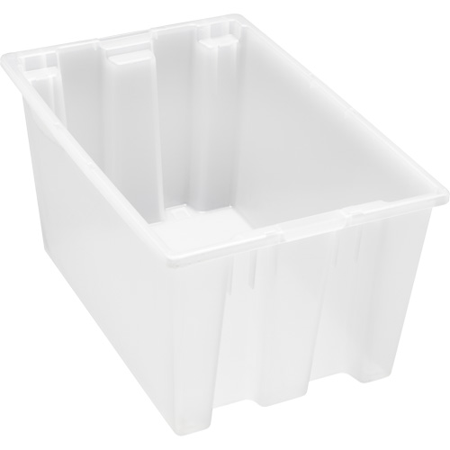 Contenant robuste Stack & Nest, 15" x 19,5" x 29,5", Transparent Groupe Belzile Dickner