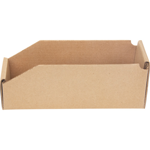 Boîtes profondes en carton ondul&eacute;, 3-3/4" la x 11-1/4" p x 4-1/2" h, Beige Groupe Belzile Dickner