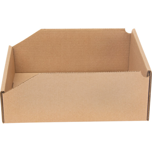 Deep Corrugated Parts Bins, 11-3/4" W x 11-1/4" D x 4-1/2" H, Beige Groupe Belzile Dickner