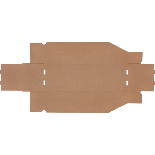 Boîtes profondes en carton ondul&eacute;, 5-3/4" la x 17-1/4" p x 4-1/2" h, Beige Groupe Belzile Dickner