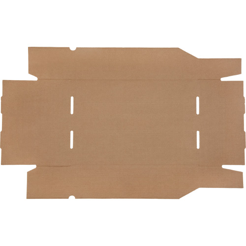 Deep Corrugated Parts Bins, 11-3/4" W x 17-1/4" D x 4-1/2" H, Beige Groupe Belzile Dickner