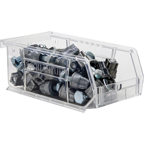 Crystal Clear Ultra Bins, 4-1/8" W x 3" H x 7-3/8" D, Clear Groupe Belzile Dickner