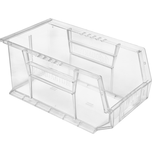 Crystal Clear Ultra Bins, 8-1/4" W x 7" H x 14-3/4" D, Clear Groupe Belzile Dickner