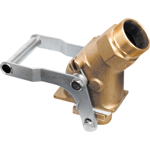 Self-Closing Gate Valve, Brass, 2" NPT Groupe Belzile Dickner