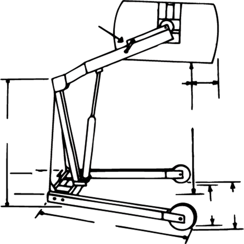 Hydra-Lift Drum Handlers, 55 US gal. (45 Imperial Gal.) Capacity Groupe Belzile Dickner