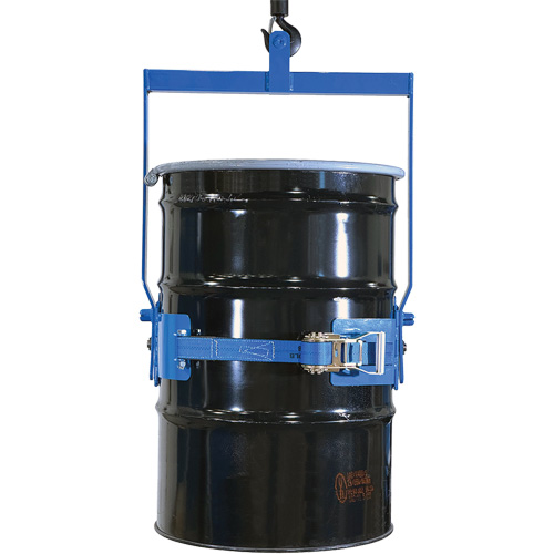 Ensemble de l&egrave;ve-baril manuel inclinable, Baril de 55 gal. US (45 gal. imp.), Capacit&eacute; 800 lb/363 kg Groupe Belzile Dickner
