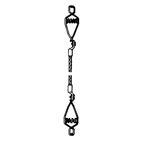 Light-Duty Bonding & Grounding Wire Assemblies - Two Alligator Clips Groupe Belzile Dickner