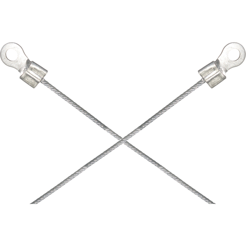 Assemblages l&eacute;gers de cables de masse et de mise &agrave; la terre - Deux raccordements a/borne d'extr&eacute;mit&eacute; de 1/4" Groupe Belzile Dickner