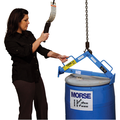 Drum Lifter, 30 - 85 US Gal. (25 - 70 Imperial Gal.), 1000 lbs./454 kg. Cap. Groupe Belzile Dickner