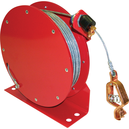 Retractable Grounding Wires, 75' Length, Heavy-Duty Groupe Belzile Dickner