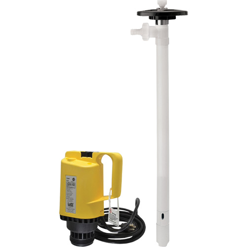 Pompes &agrave; tambour &eacute;lectriques, PVDF, 42 gal./min Groupe Belzile Dickner