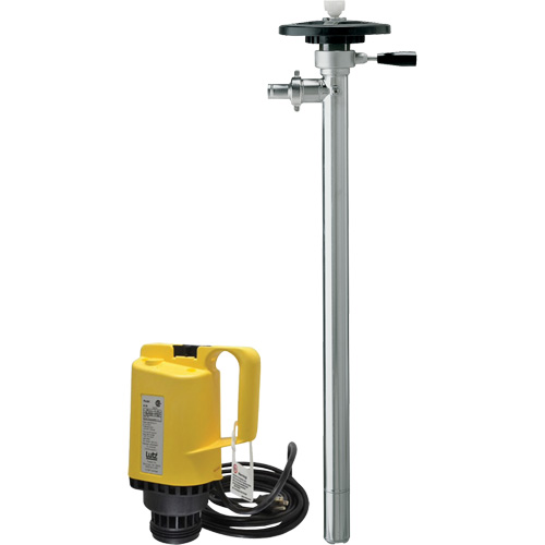 Pompes &agrave; tambour &eacute;lectriques, Acier inoxydable, 51 gal./min Groupe Belzile Dickner