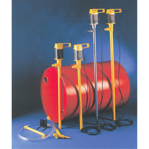 Pompes &agrave; tambour &eacute;lectriques, Polypropyl&egrave;ne, 12,5 gal./min Groupe Belzile Dickner