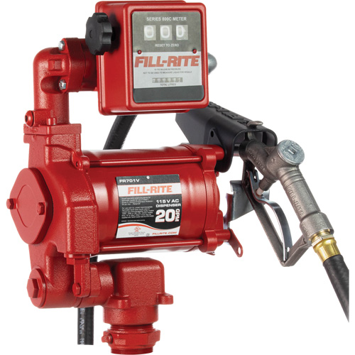 AC Utility Rotary Vane Pumps, 115 V, 20 GPM Groupe Belzile Dickner