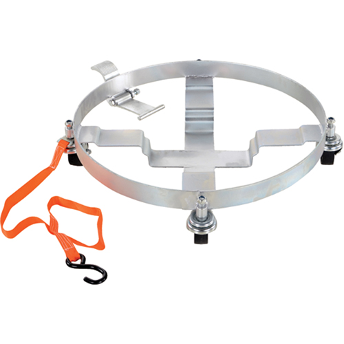 Chariots &agrave; inclinaison pour baril, Acier, Capacit&eacute;e 1200 lb, Diam&egrave;tre 23-1/2", Roue en Fonte Groupe Belzile Dickner