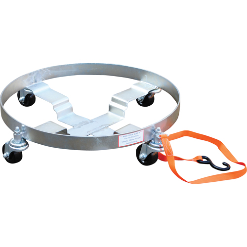 Chariots &agrave; &eacute;tages multiples pour baril, Acier, Capacit&eacute;e 900 lb, Diam&egrave;tre 23-1/2", Roue en Caoutchouc Groupe Belzile Dickner