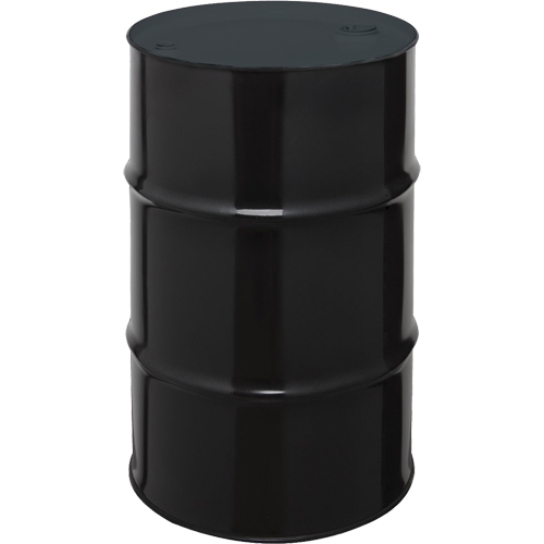Barils en acier, 55 gal. US (45 gal. imp.), Non doubl&eacute;, Noir, Dessus ferm&eacute;, 1A1/X1.8/300, Calibre 20 Groupe Belzile Dickner