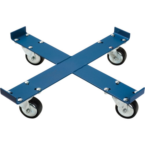 Chariot pour baril, Acier, Capacit&eacute;e 1000 lb, Diam&egrave;tre 24", Roue en Polyur&eacute;thane Groupe Belzile Dickner