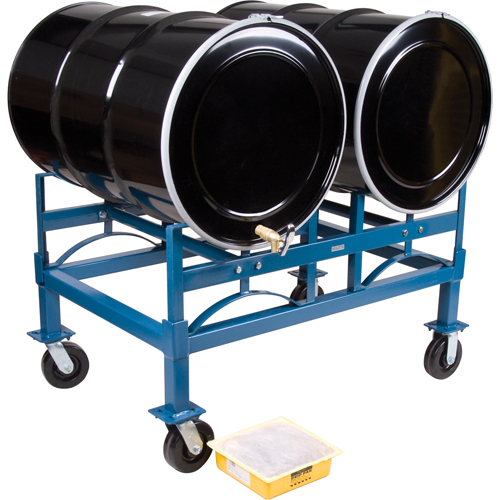Drum Stacking Rack & Dolly Kits, 2 Drums, 1600 lbs. Capacity, 46" W x 30" D x 21-1/2" H Groupe Belzile Dickner