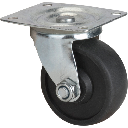 Caster, Swivel, 3" (76 mm), Polyolefin, 250 lbs. (113 kg.) Groupe Belzile Dickner