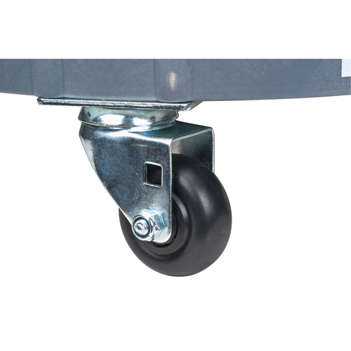 Socle roulant pour baril de confinement des fuites, 24,25" dia. X 7,625" h, Cap. de d&eacute;versement 1,5 gal. US Groupe Belzile Dickner