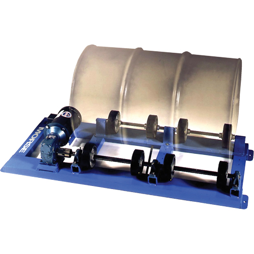 Single Stationary Drum Roller, 55 US gal. (45 Imperial Gal.) Capacity, Fixed Speed, 0.5 HP Groupe Belzile Dickner