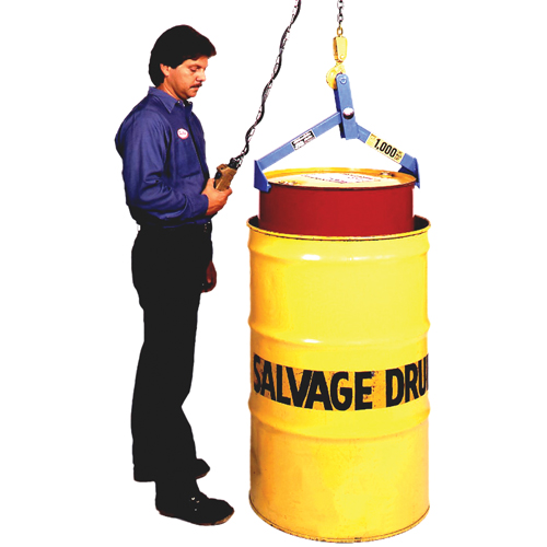 Drum & Overpack Lifter, 55 -85 US gal. (45 -70 Imperial Gal.), 1000 lbs./454 kg Cap. Groupe Belzile Dickner